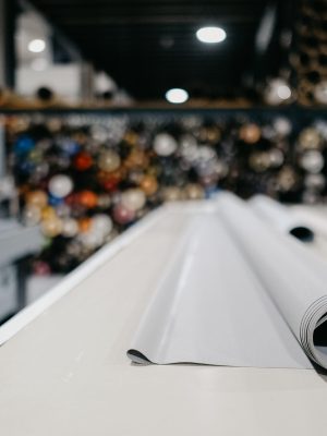 A,Selective,Focus,Shot,Of,White,Rolls,Of,Textile,For